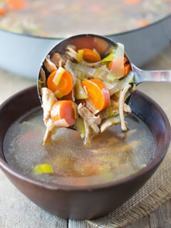 Cock-A-Leekie Soup Picture