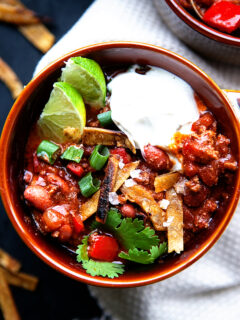 Easy Three Bean Chocolate Chili Pic