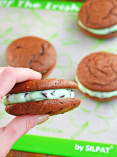 Mint Chocolate Chip Whoopie Pies Image
