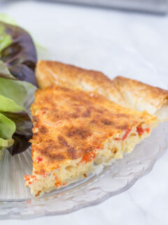 Roasted Red Pepper Quiche Image