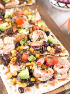 Southwestern Shrimp Flatbread Image