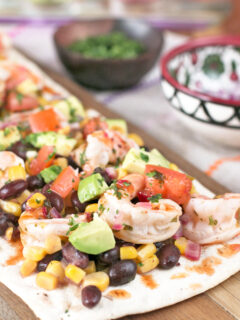 Southwestern Shrimp Flatbread Picture