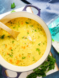 Chicken Cauliflower Rice Soup Picture