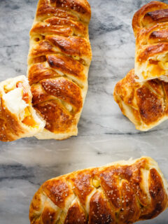 Ham, Egg and Cheese Pretzel Rolls Image