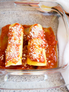 Homemade Manicotti Pic