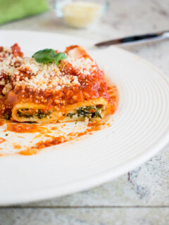 Homemade Manicotti Picture