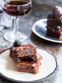 Manhattan Cocktail Brownies Image