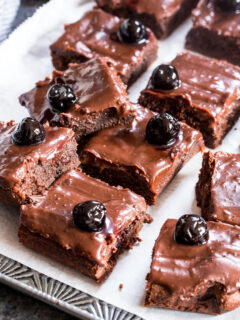Manhattan Cocktail Brownies Picture