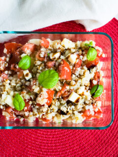 Cauliflower Rice Caprese Photo