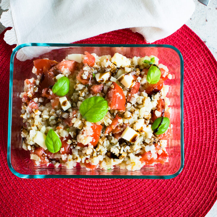 Cauliflower Rice Caprese Photo