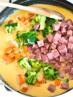 Cheesy Ham Dinner Image