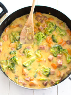 Cheesy Ham Dinner Pic