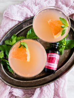 Grapefruit Campari Rose Water Cocktail Image