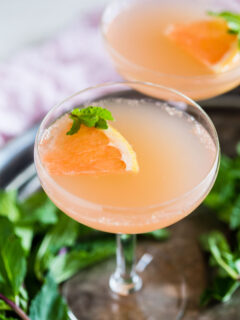 Grapefruit Campari Rose Water Cocktail Picture