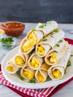 Green Chile Egg Taquitos Image