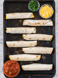 Green Chile Egg Taquitos Pic