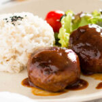 Japanese Tofu Hamburger Photo