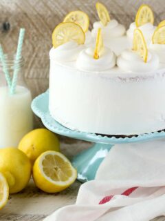 Lemon Ice Cream Cake Image