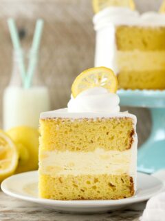 Lemon Ice Cream Cake Picture