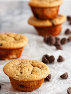 Peanut Butter Banana Blender Muffins Image