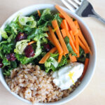 Shaved Brussels Sprout Grain Bowl Photo