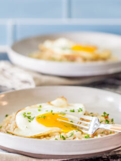 Bacon and Egg Risotto Image