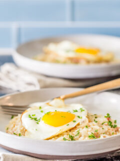 Bacon and Egg Risotto Picture