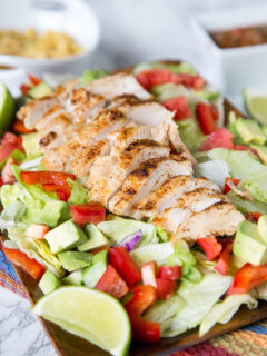 Chicken Fajita Salad Pic