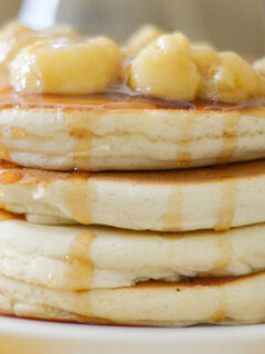Gluten Free Bananas Foster Pancakes Image