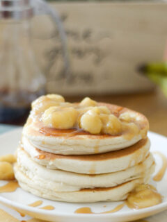 Gluten Free Bananas Foster Pancakes Picture