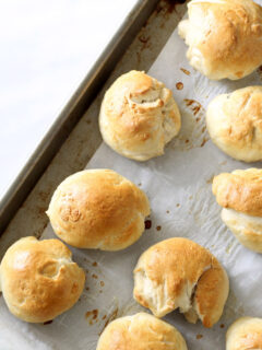 Homemade Bantam Bagel Bites with Cream Cheese Image