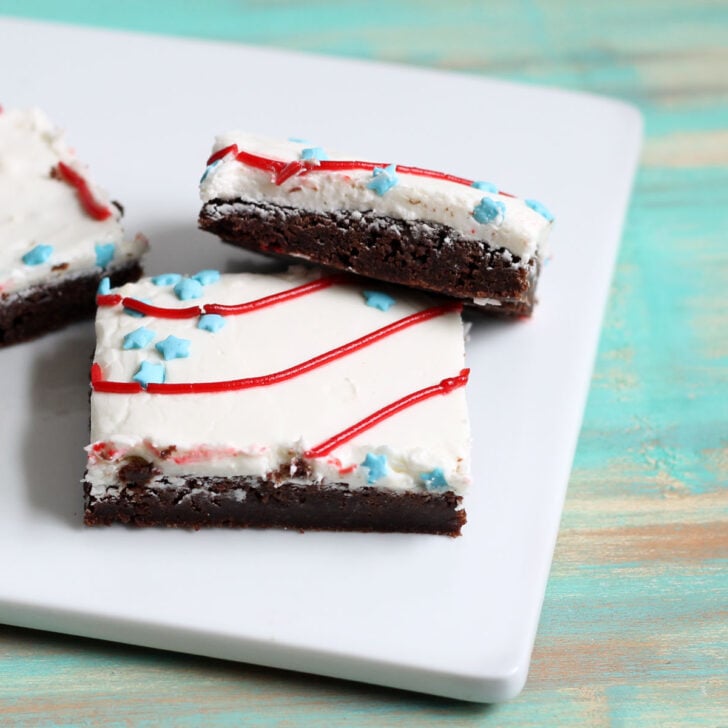 Homemade Little Debbie Iced Brownies Photo
