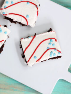 Homemade Little Debbie Iced Brownies Pic