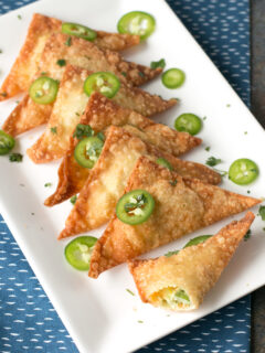 Jalape&ntilde;o Avocado Cream Cheese Wontons Image