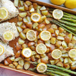 Lemon Chicken Asparagus Sheet Pan Dinner Photo