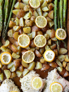 Lemon Chicken Asparagus Sheet Pan Dinner Picture