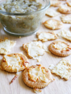 Melted Cheese Crackers Picture