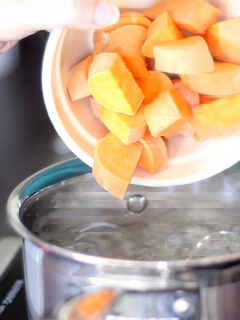 Parboiled Sweet Potatoes Photo