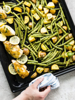 Sheet Pan Honey Garlic Lemon Chicken Image