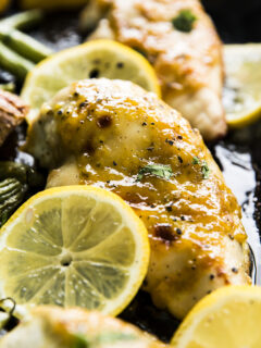 Sheet Pan Honey Garlic Lemon Chicken Pic