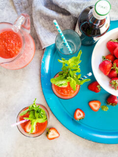 Strawberry Pimm&rsquo;s Slush Image
