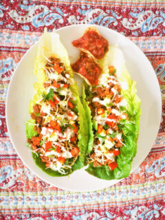 Taco Salad Boats Image