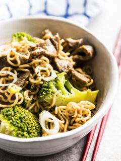 30 Minute Beef and Broccoli Ramen Pic
