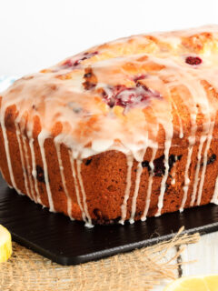Glazed Raspberry Lemon Bread Photo