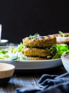 Low Carb Thai Curry Grilled Veggie Burgers Image