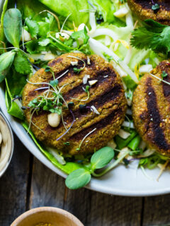 Low Carb Thai Curry Grilled Veggie Burgers Picture