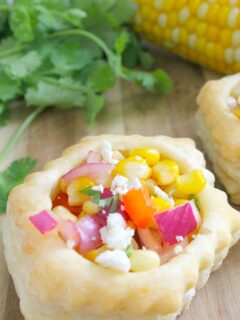 Mexican Corn Pastry Cups Image