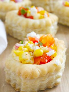 Mexican Corn Pastry Cups Picture