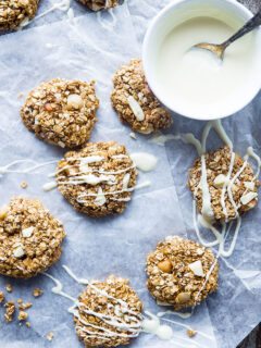 No Bake White Chocolate Macadamia Cookies Photo