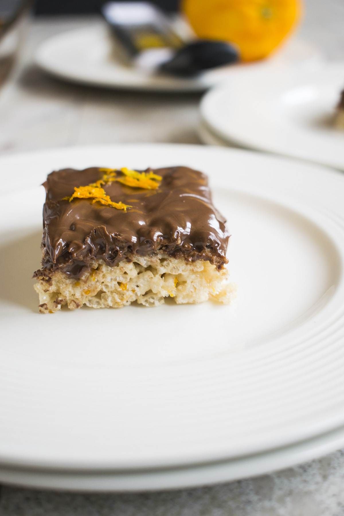 Nutella Rice Nutella Rice Krispie Treats with Orange Recipe - Food Fanatic